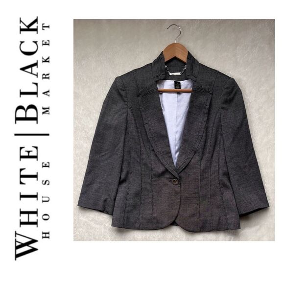 White House Black Market Jackets & Blazers - White House Black Market WHBM Cropped Blazer, Size 4